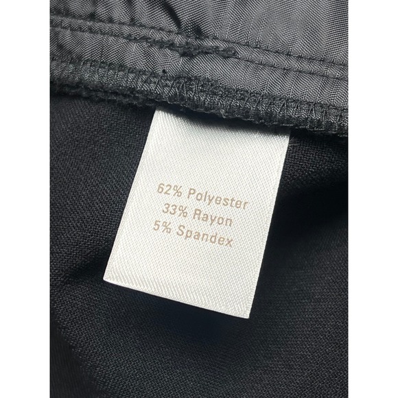 Caslon Womens Black Wide Leg Cropped Dress Pants Trousers Size 8 Career Corpcore - Picture 4 of 12